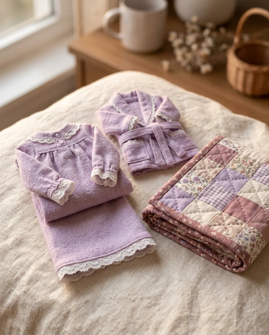 Sunday Night Set — handmade doll clothing by Fifty One and Beyond